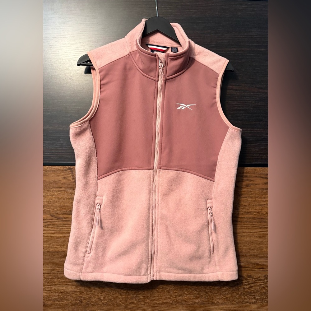 Reebok Dusty Rose Fleece Vest